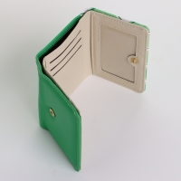 Кошелёк женский на кнопке, цвет зелёный Кошелёк женский на кнопке, цвет зелёный