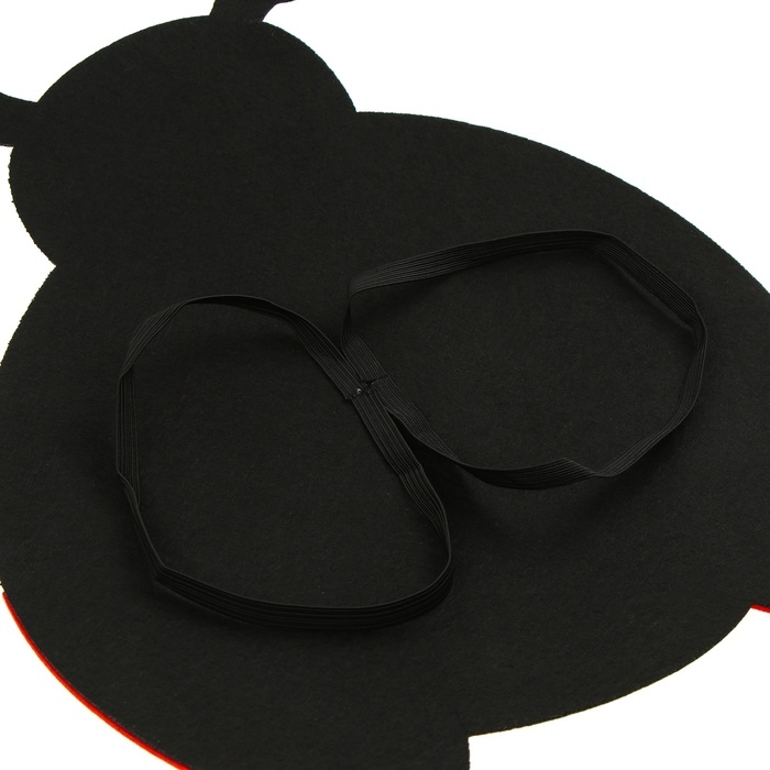 Карнавальный набор &laquo;Весёлые насекомые&raquo;: повязка и божья коровка из фетра, 3&ndash;7 лет