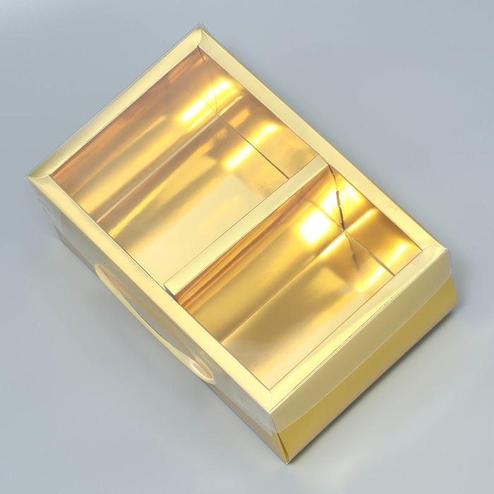 Коробка подарочная складная, упаковка, &laquo;Золото&raquo;, 23 х 15 х 10 см