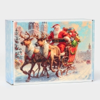 Складная коробка &laquo;Дед Мороз&raquo;, 30,7 &times; 22 &times; 9,5 см