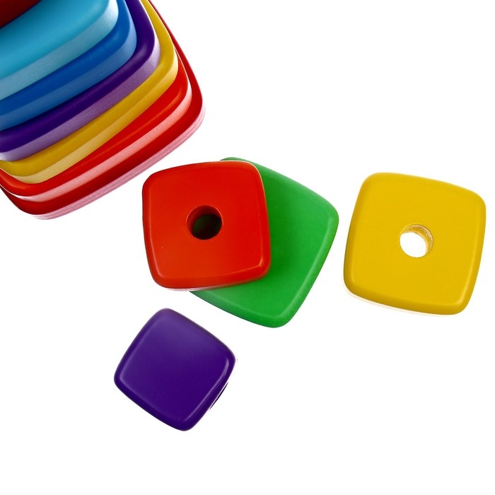 Пирамидка деревянная большая &laquo;Квадрат&raquo;