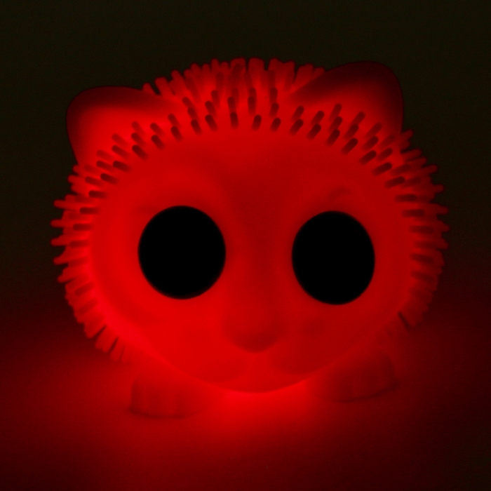 Мяч детский резиновый ёжка световой «Большие глазки», цвета МИКС , в шоубоксе Мяч детский резиновый ёжка световой «Большие глазки», цвета МИКС , в шоубоксе