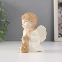 Сувенир керамика "Малыш-ангел с щенком молится" 7,5х6х8,8 см Сувенир керамика "Малыш-ангел с щенком молится" 7,5х6х8,8 см