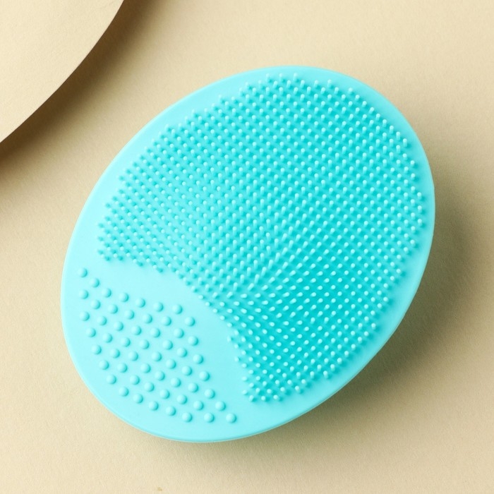 Массажер спонж для умывания, на подложке &laquo;Ты прекрасна&raquo;, 6,5 х 5 см