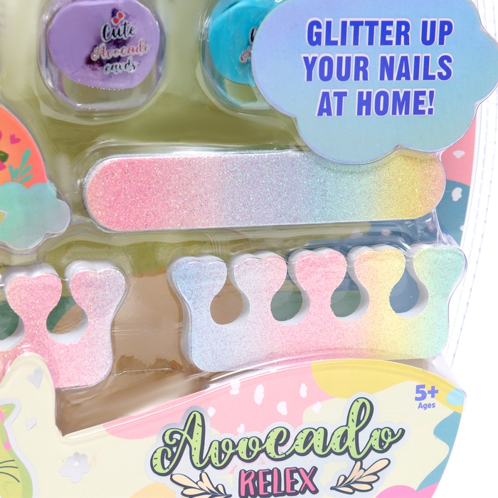 Набор косметики для девочки Набор косметики для девочки "Авокадо", с палеткой теней