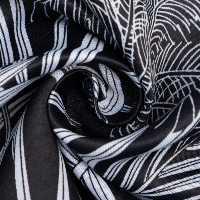 Штора портьерная Этель &laquo;Тропики", на шторной ленте 130х300 см, 210гр/м2, 100% п/э