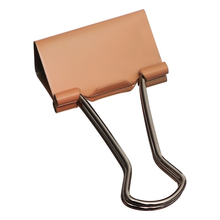 Набор зажимов для бумаг ErichKrause Набор зажимов для бумаг ErichKrause "Pastel Bloom", 32 мм, 9 штук, персиковые, в пластиковой коробке