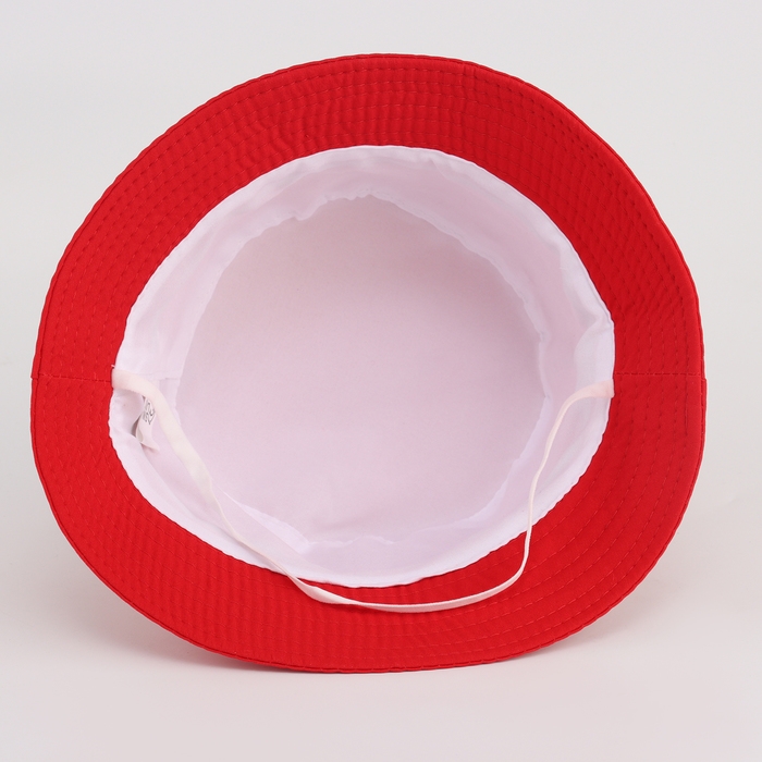 Панама детская для девочки, цвет красный, р-р 48-50