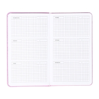 Планинг карманный недатированный 80 листов, 100 х 170мм deVENTE.Elizabeth, твердая обложка кожзам с поролоном, хлястик, блок 70, сиреневый Планинг карманный недатированный 80 листов, 100 х 170мм deVENTE.Elizabeth, твердая обложка кожзам с поролоном, хлястик, блок 70, сиреневый