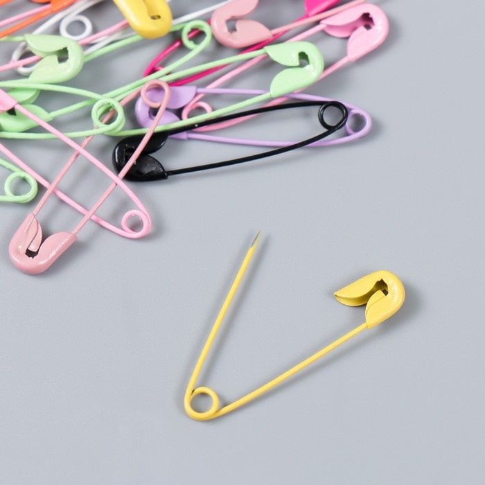 Декор для творчества металл "Булавка" набор 40 шт 3 см