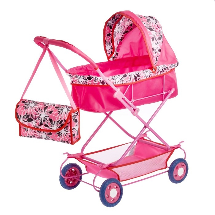 Коляска кукольная № 7, цвета МИКС Коляска кукольная № 7, цвета МИКС