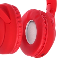 Наушники MZ300, беспроводные, полноразмерные, микрофон, BT 5.3, 400 мАч, красные Наушники MZ300, беспроводные, полноразмерные, микрофон, BT 5.3, 400 мАч, красные