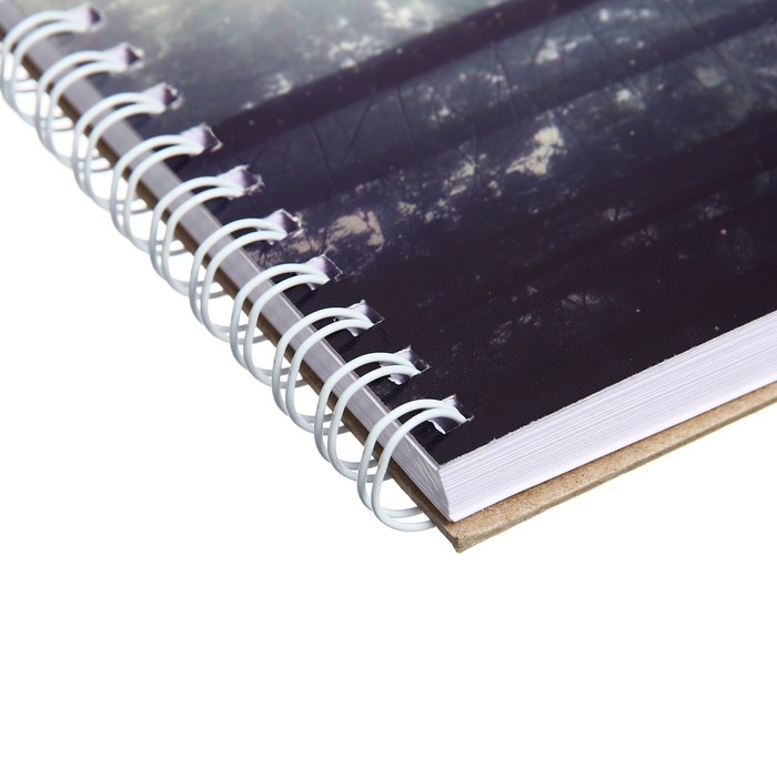 Скетчбук 190 х 190 мм, 60 листов на гребне "В объятии природы", обложка мелованный картон, твёрдая подложка, блок 100 г/м&sup2;