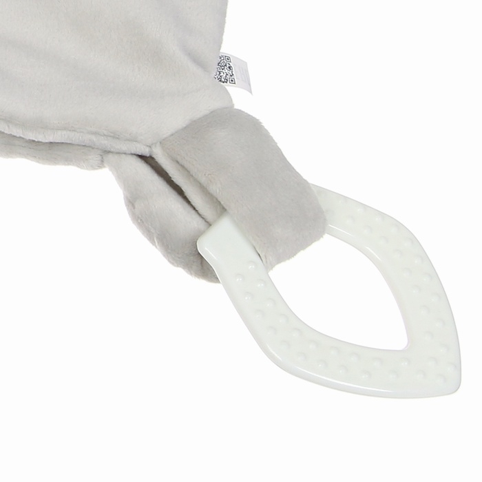 Комфортер - игрушка &laquo;Слоник Эли&raquo;, погремушка, прорезыватель, цвет серый, Крошка Я