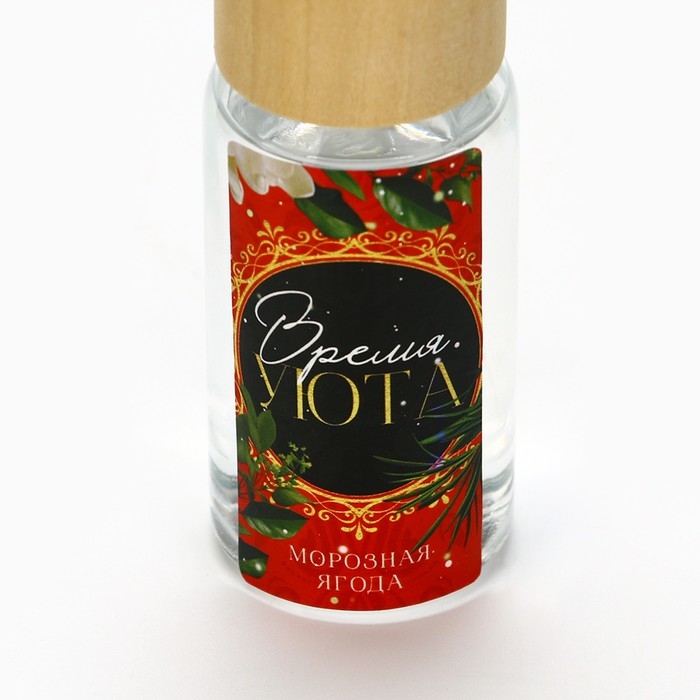 Аромадиффузор ароматический палочки «Новогодняя коллекция: Волшебных моментов», аромат морозная ягода, 30 мл Аромадиффузор ароматический палочки «Новогодняя коллекция: Волшебных моментов», аромат морозная ягода, 30 мл