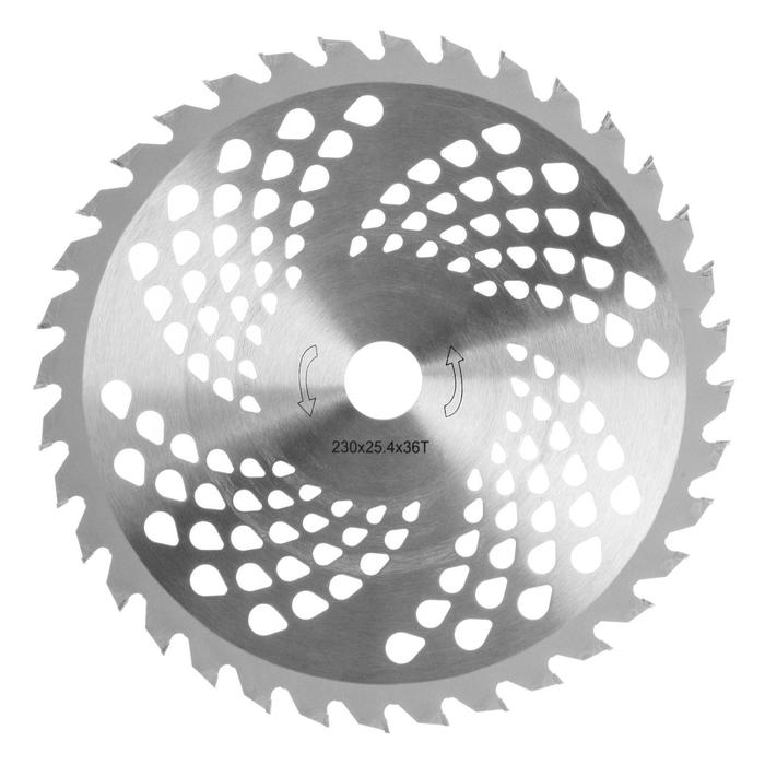 Нож для триммера ТУНДРА, 230 х 25.4 мм, 36 зубьев Нож для триммера ТУНДРА, 230 х 25.4 мм, 36 зубьев