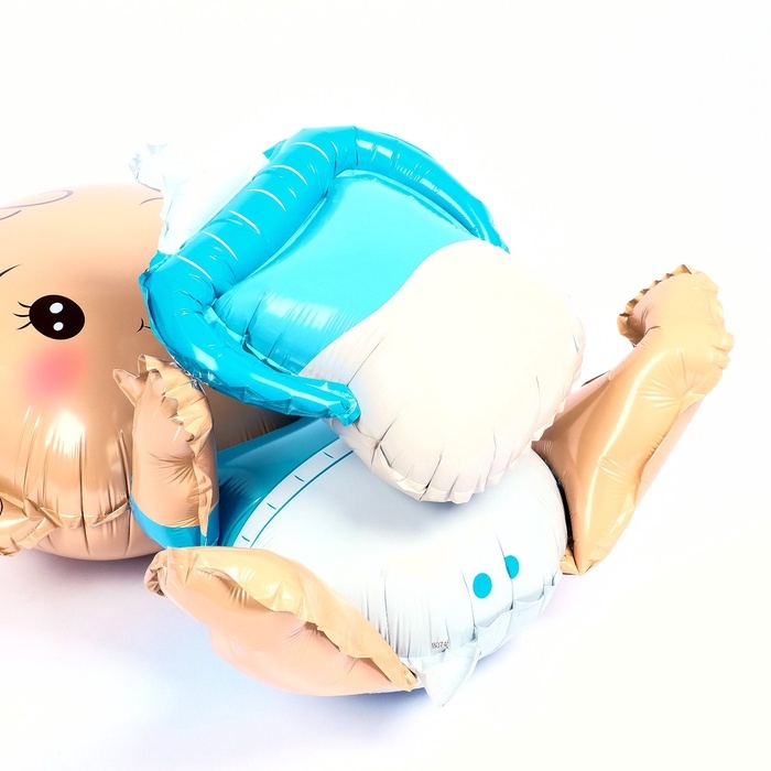 Шар фольгированный 36" &laquo;Улыбающаяся малыш с соской. Мальчик&raquo;, под воздух