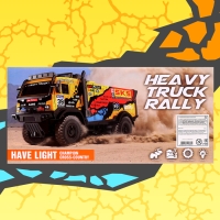 Грузовик радиоуправляемый &laquo;Ралли&raquo;, световые эффекты, работает от батареек