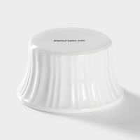 Рамекин из жаропрочной керамики Доляна &laquo;Маффин&raquo;, 150 мл, d=8,7 см, цвет белый