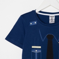 Футболка детская KAFTAN "Шериф" р.28 (86-92), синий