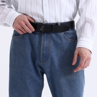 Ремень мужской &laquo;Великан&raquo;, ширина 4 см, автомат, пряжка металл, цвет чёрный