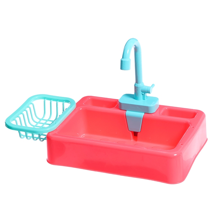 Игровой набор &laquo;Раковина&raquo; с набором посуды, циркулирует вода