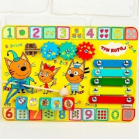 Бизиборд «Учим цифры», 25×35×3 см, по лицензии ТРИ КОТА Бизиборд «Учим цифры», 25×35×3 см, по лицензии ТРИ КОТА