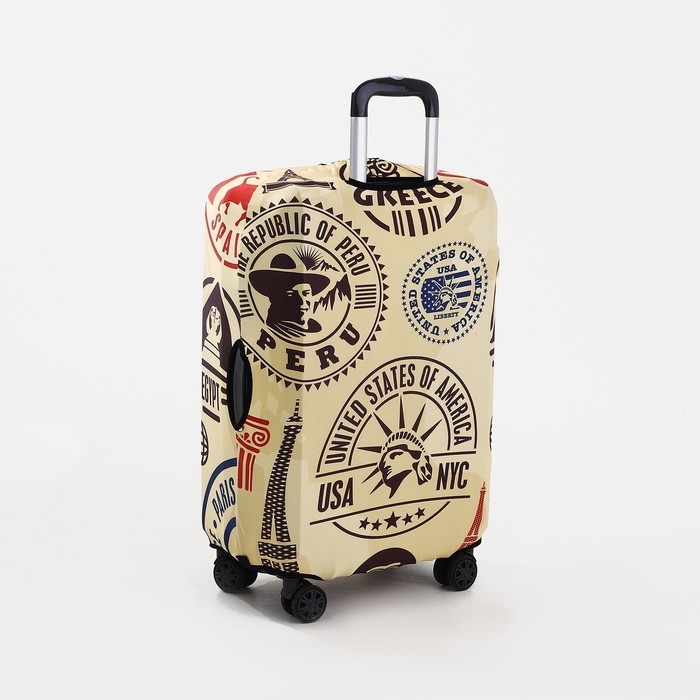 Чехол на чемодан M, цвет бежевый Чехол на чемодан M, цвет бежевый
