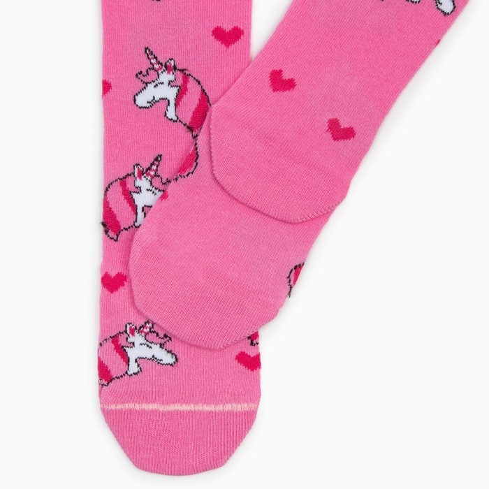 Колготки детские KAFTAN "Единорог", 116-122 см, розовый