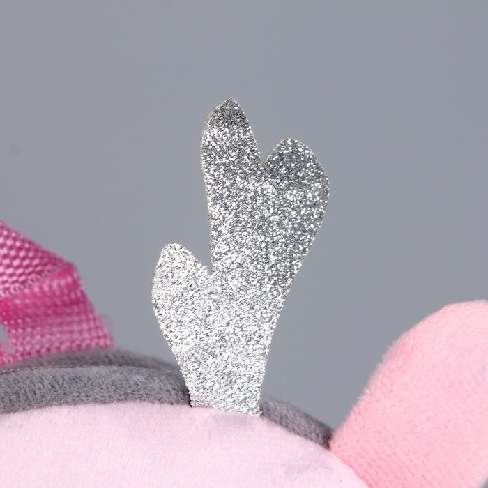 Рюкзак детский плюшевый, круглый &laquo;Оленёнок&raquo;, 18 &times; 18 см