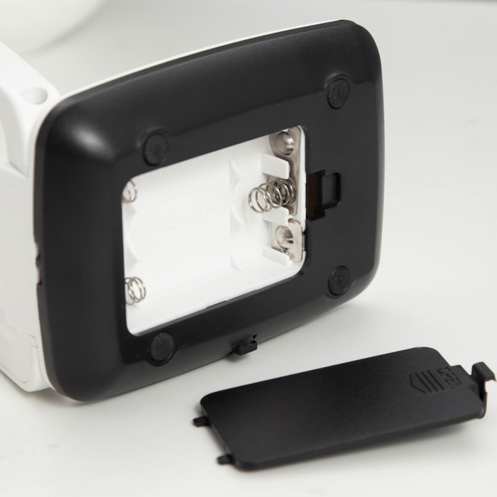 Настольная лампа с лупой 3х Настольная лампа с лупой 3х "Раскладушка" LED 5Вт 3000К USB бело-черный 9х6,5х25см RISALUX