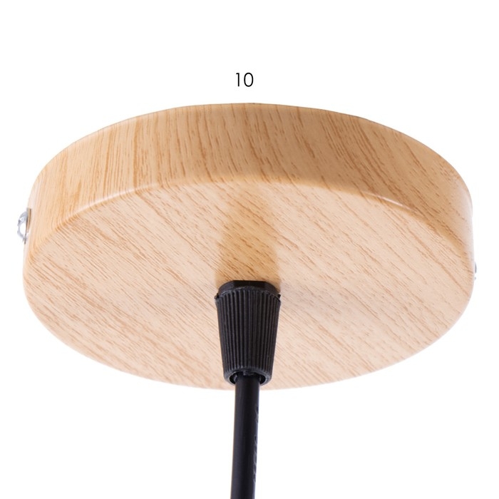 Светильник BayerLux Подвес Светильник BayerLux Подвес "Вуди" 1x40Вт E27 светлое дерево15х15х22-122 см