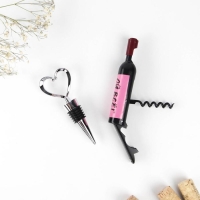 Штопор и пробка для бутылки вина &laquo;Ой все&raquo;