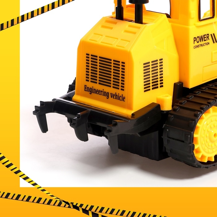 Трактор радиоуправляемый &laquo;Стройка&raquo;, работает от батареек