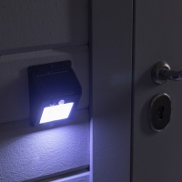 Садовый светильник на солнечной батарее, накладной, 9.5 × 13 × 5 см, 20 LED, свечение белое Садовый светильник на солнечной батарее, накладной, 9.5 × 13 × 5 см, 20 LED, свечение белое