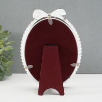 Фоторамка пластик под металл 12х17 см "Бант" жемчуг и стразы 20х14х1,5 см Фоторамка пластик под металл 12х17 см "Бант" жемчуг и стразы 20х14х1,5 см