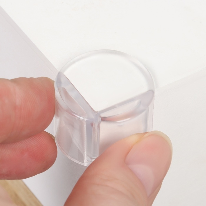 Защитные накладки на углы, круглые, набор 6 шт., силикон, Крошка Я