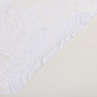 Занавеска со шторной лентой 470х165 см, цвет белый, 100% полиэстер