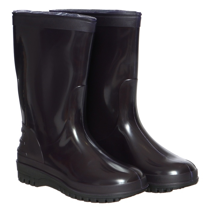 Сапоги женские С-11БН, ПВХ, фиолетовые, размер 39 (247)