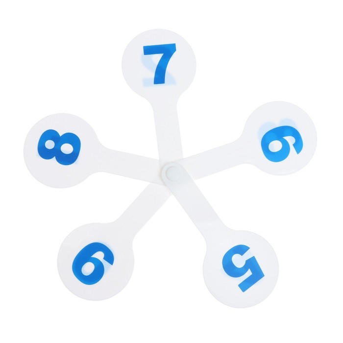 Веер-касса, цифры от 0 до 9 , Calligrata, пакет с европодвесом Веер-касса, цифры от 0 до 9 , Calligrata, пакет с европодвесом