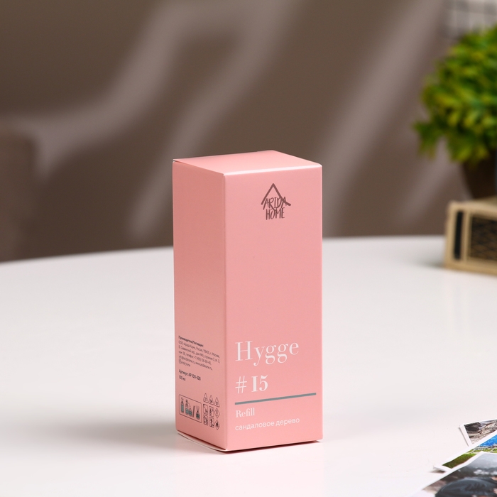 Наполнитель для ароматического диффузора Хюгге #15  Сандаловое дерево 100 мл