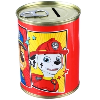 Копилка металлическая, 9,5 см х 7,5 см х 7,5 см "На исполнение моей мечты!", Щенячий патруль Копилка металлическая, 9,5 см х 7,5 см х 7,5 см "На исполнение моей мечты!", Щенячий патруль