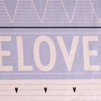 Постельное бельё &laquo;Этель&raquo; 2 сп Violet love 175*215 см, 200*220 см, 70*70 см - 2 шт