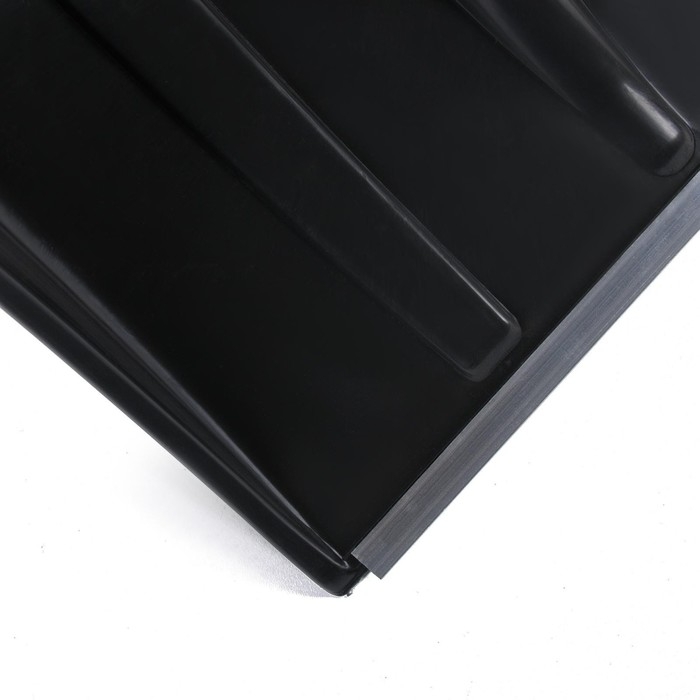 Ковш лопаты пластиковый, 365 &times; 480 мм, с алюминиевой планкой, тулейка 32 мм