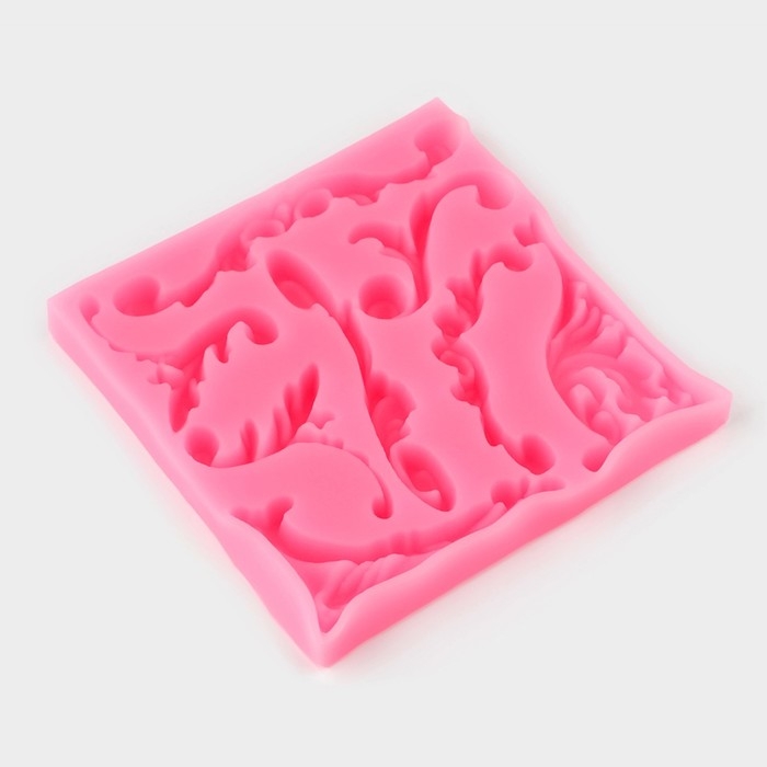 Молд «Вензельный оттиск», 9,8×9,8 см, цвет МИКС Молд «Вензельный оттиск», 9,8×9,8 см, цвет МИКС