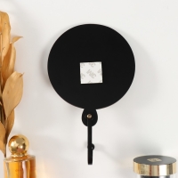 Крючок декоративный дерево "Волк" чёрный, зеркальный 4,3х11,8х20 см Крючок декоративный дерево "Волк" чёрный, зеркальный 4,3х11,8х20 см