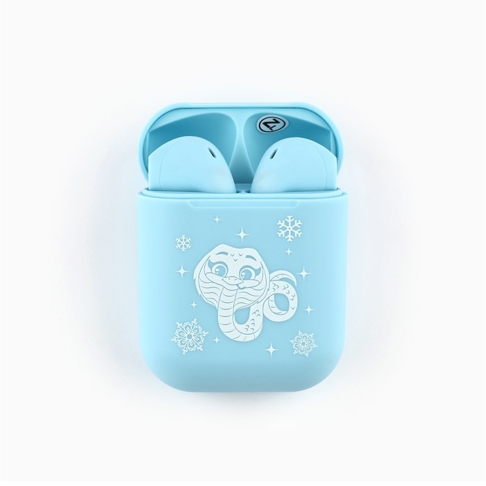 Наушники беспроводные новогодний подарок &laquo;Новый год: Змейка&raquo;, модель LV-148, 9,7 х 9,7 см