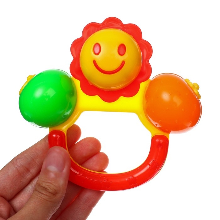 Набор погремушек &laquo;Маленькие радости&raquo;, 3 шт, цвет МИКС, Крошка