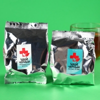 Набор чая &laquo;Чайная помощь&raquo;: чай чёрный со вкусом тропических фруктов 50 г., чай чёрный со вкусом лесных ягод 50 г .