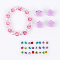 Детские накладные ногти «Милахи», 12 шт, набор с браслетом и заколками Детские накладные ногти «Милахи», 12 шт, набор с браслетом и заколками